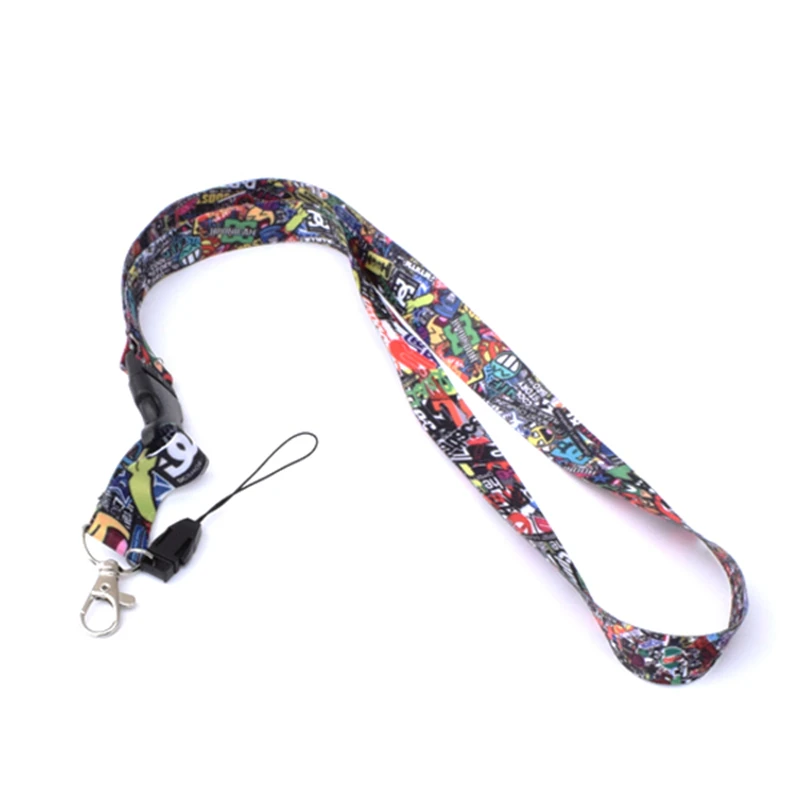 

5PCS Lanyards Keychain Strap For Card Badge Gym Key Chain Lanyard Key Holder Hang Rope Mix Lot Keychain Lanyard
