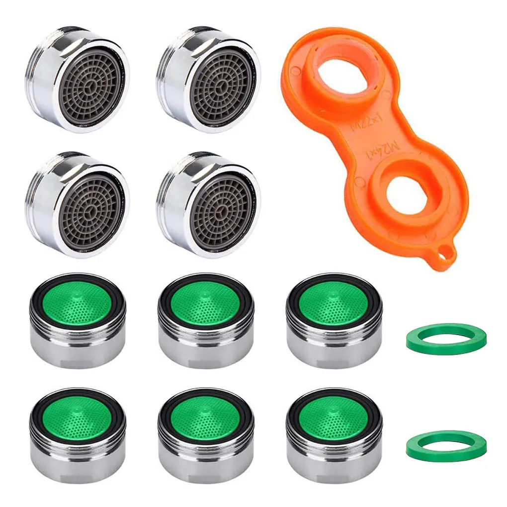

11 Pcs/set Water Bubble Tap Kitchen Faucet Aerator Nozzle Water Tap Copper Bubbler Nozzle Faucet Accessory