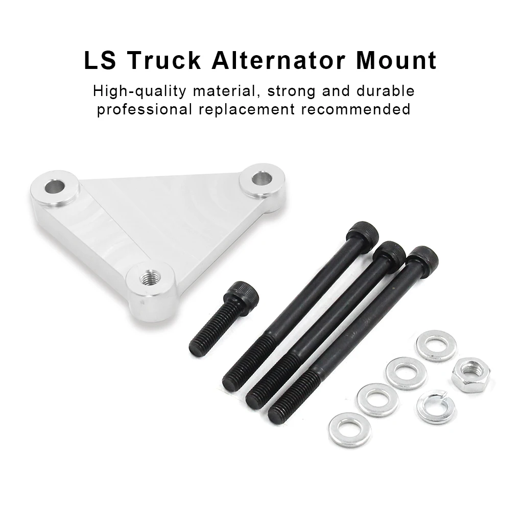 

Alternator Bracket Repairing Kits Relocation Kit Car Supply Support Swap Fitting Part Replacement for LS1 LS6 Truck LSX 5 3 6 0