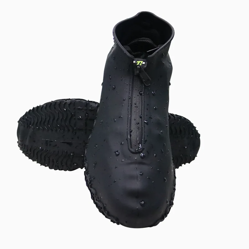 Waterproof  Shoe Covers Reusable Foldable Not-Slip Raining Shoes Zipper Cycling Outdoor Women Kids Shoes Covers  Garden Travel
