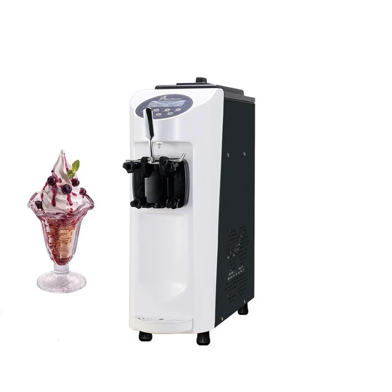 

Multi Functional Soft Ice Cream Machine Desktop Touch Screen Commercial Sweet Cone Machine