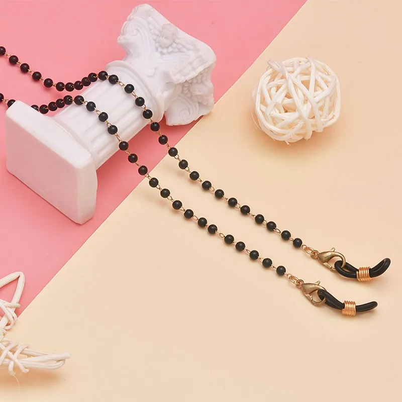 Модные жемчужные бусины цепочки для очков женский шнур вешает маски