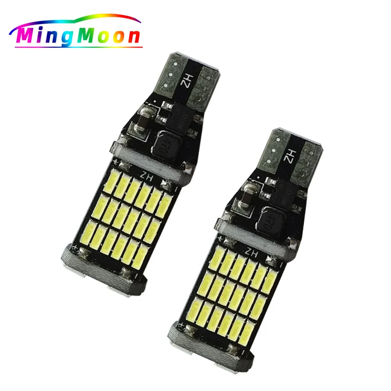 

100 шт., автомобильные светодиодсветодиодный стоп-сигналы T15 t10 45 SMD 4014