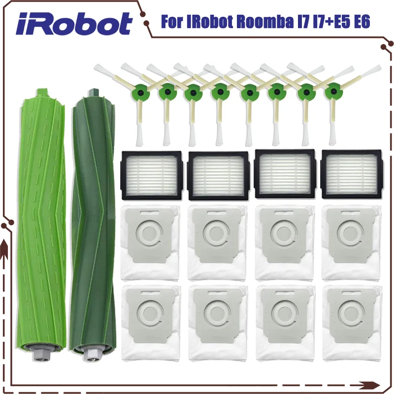 Запасные аксессуары для iRobot Roomba i7 i6 i8 i3 Plus E5 E7 E &amp I Series