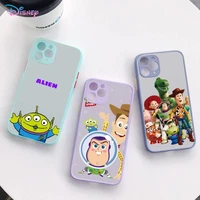 disney toy story phone case for iphone x xr xs 7 8 plus 11 12 13 pro max 13mini translucent matte case