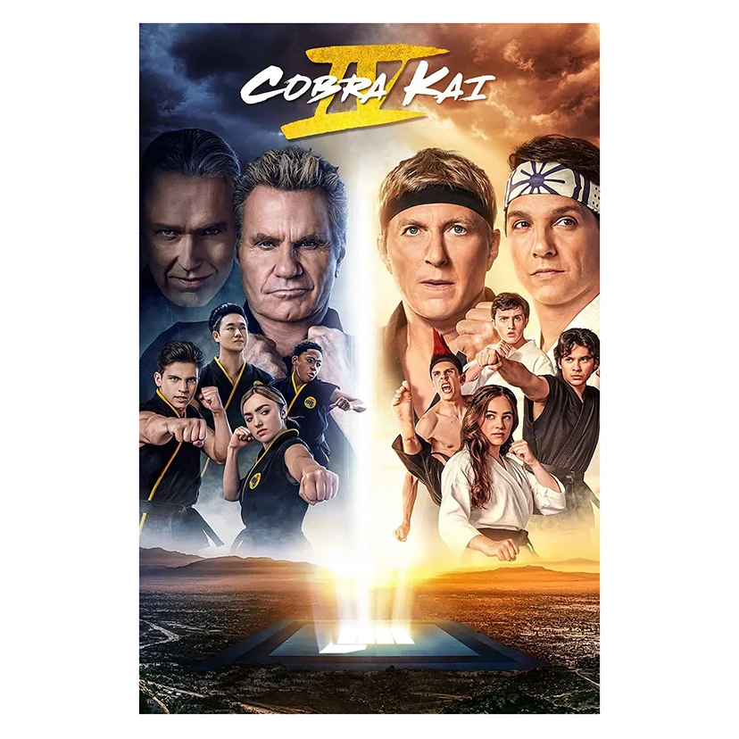 

Алмазная вышивка «Кобра Кай», мозаика из страз своими руками, Постер для телевизора, настенное искусство ручной работы, декор для комнаты-по...