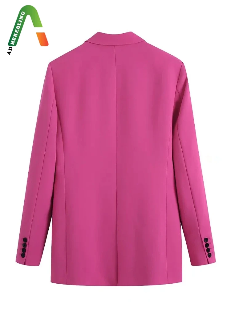 Женский офисный пиджак Adherebling повседневный на одной пуговице с длинным рукавом и
