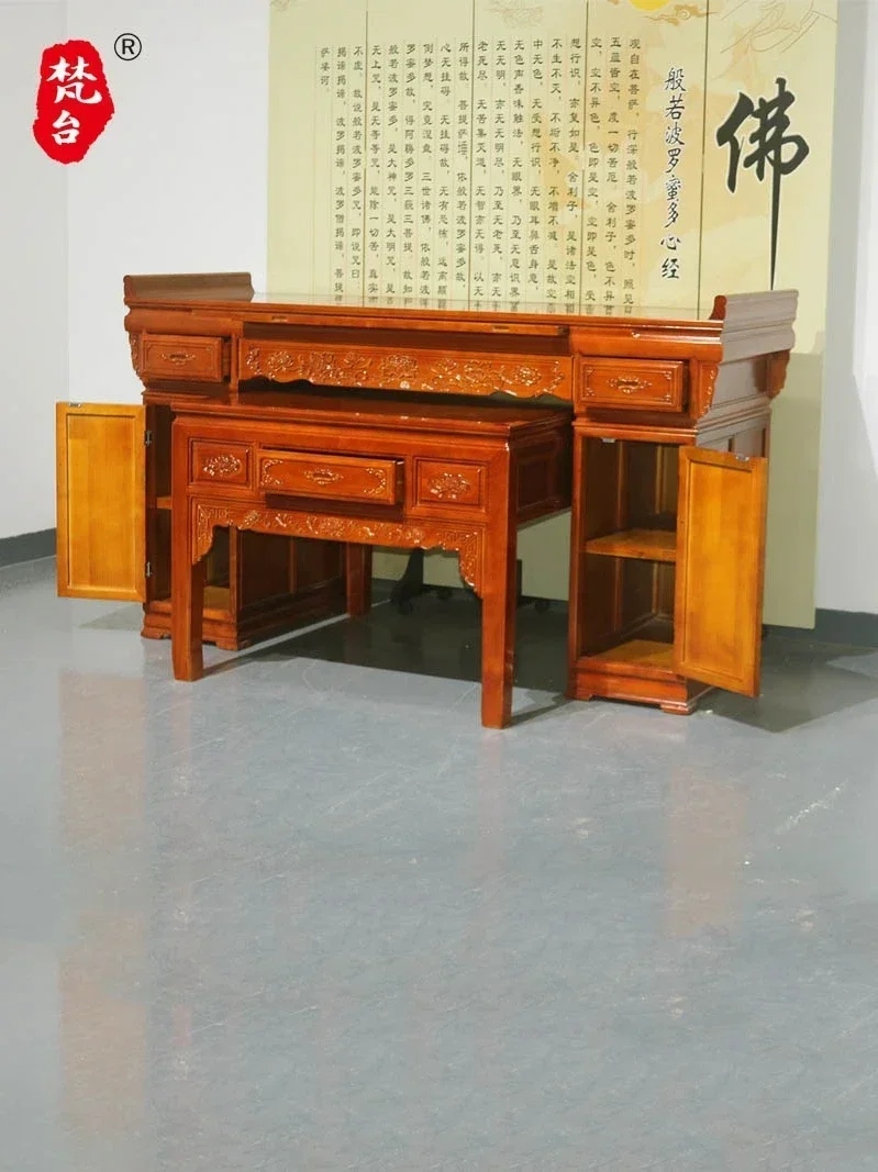 Храм Будды домашний китайский стол алтарь для поклонения таблица вribute Бога