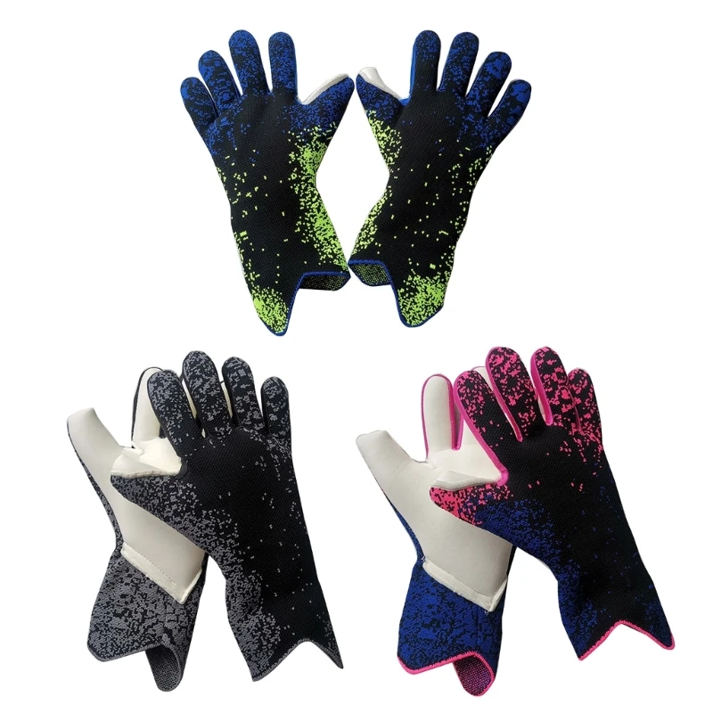 

Goalkeeper Gloves, Strong Grip Goalie Soccer Glove Football Gloves with Finger Support Goalkeeper Gloves, 5 Size-Options