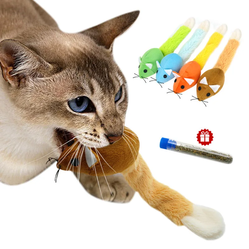 

Плюшевая игрушка в виде кошачьей мяты, веселая игрушка для котят, мягкая однотонная Интерактивная мышь, игрушки для кошек, домашних животных, кошек, тренировочная игра, товары для кошек