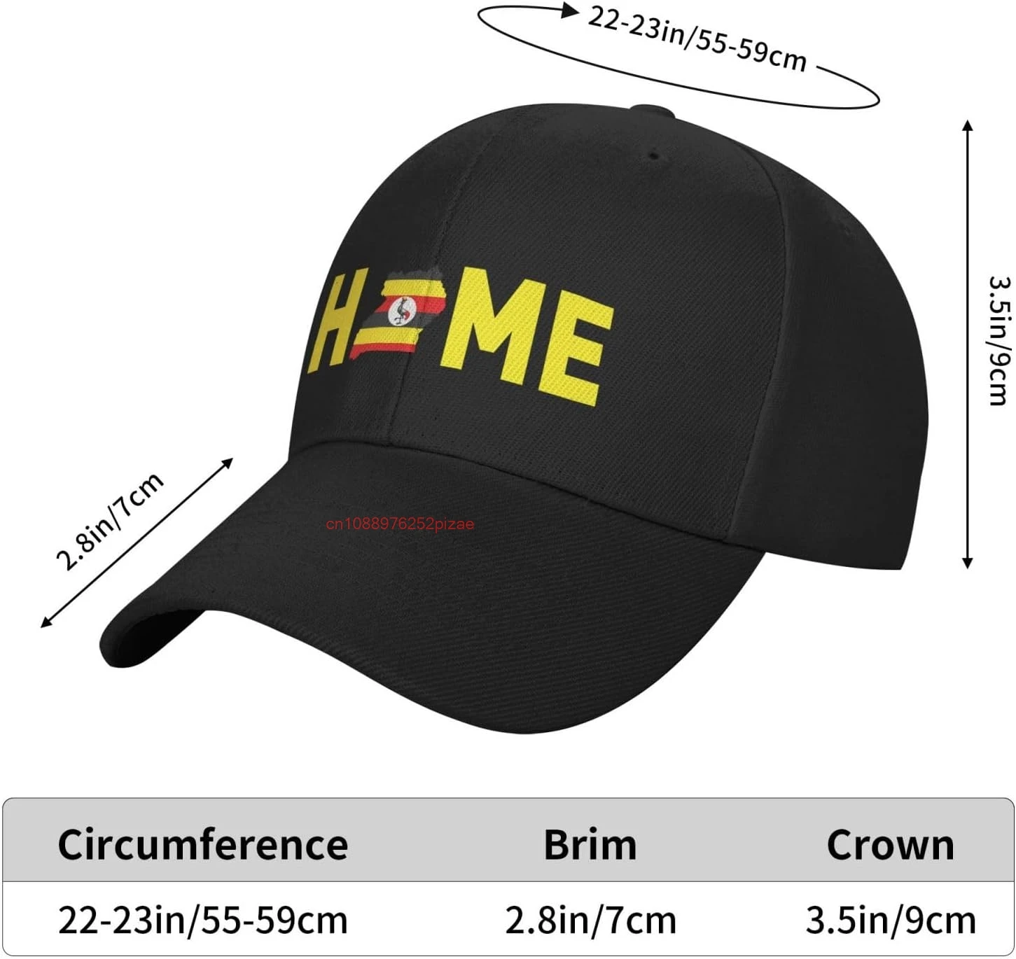 Угданская Классическая шапка с картой надписью is Home модные кепки для гольфа