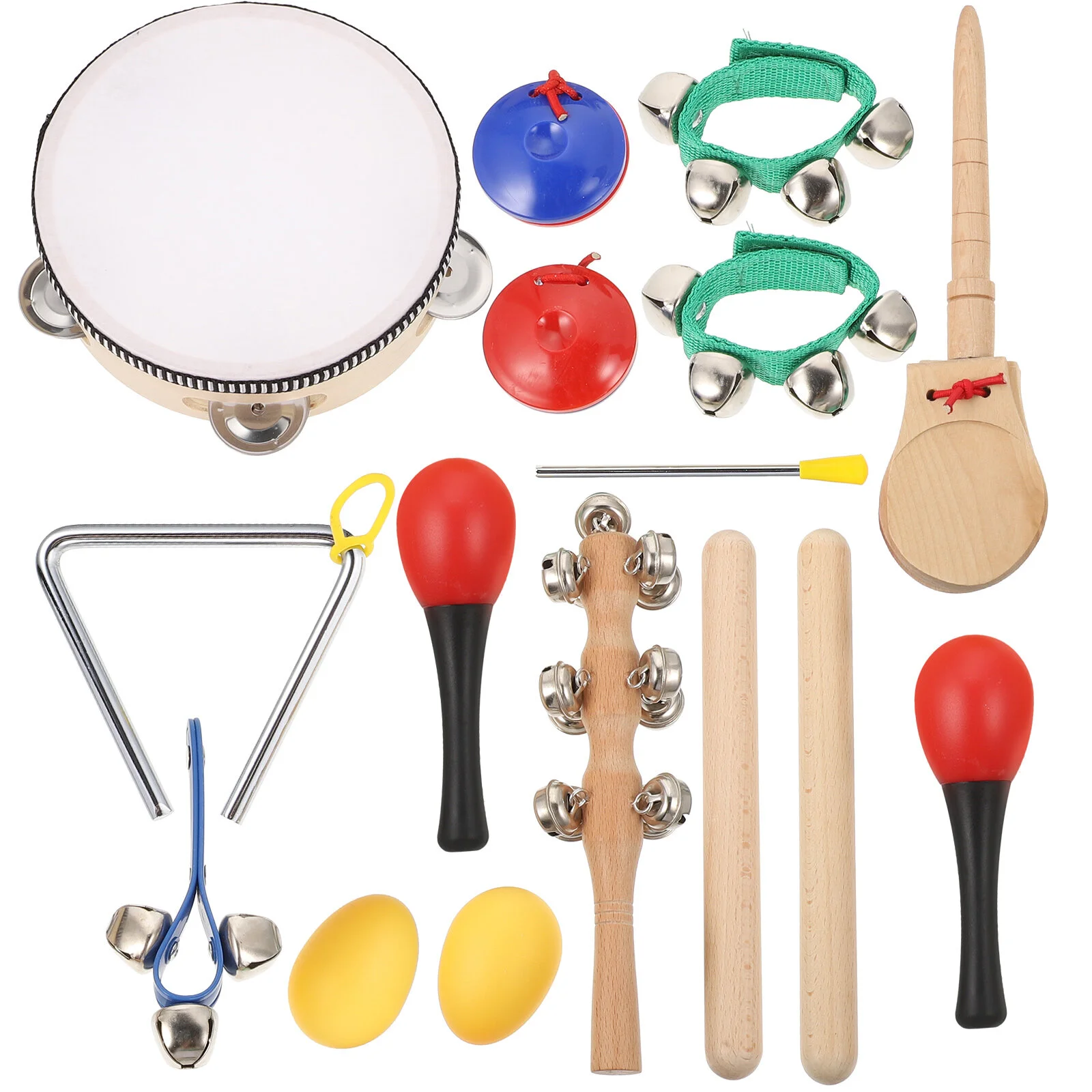 

Tambourine Music Instruments Toddlers 1-3 Percussion Kids Musical Toys Ages 5-7