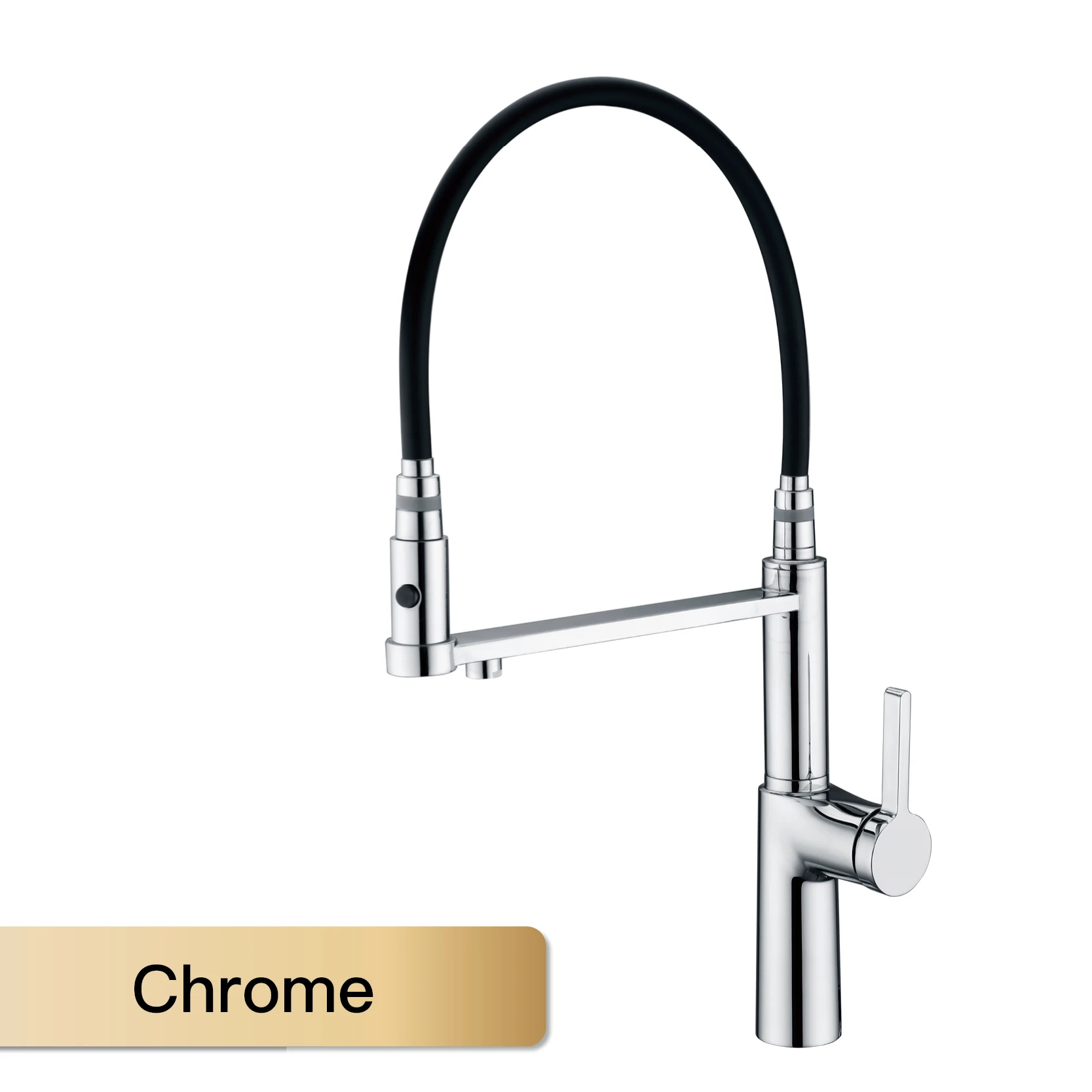 

Простой Черный латунный кухонный кран с выдвижной конструкцией, двойное управление холодной и горячей водой и функцией очистки воды, кран для раковины