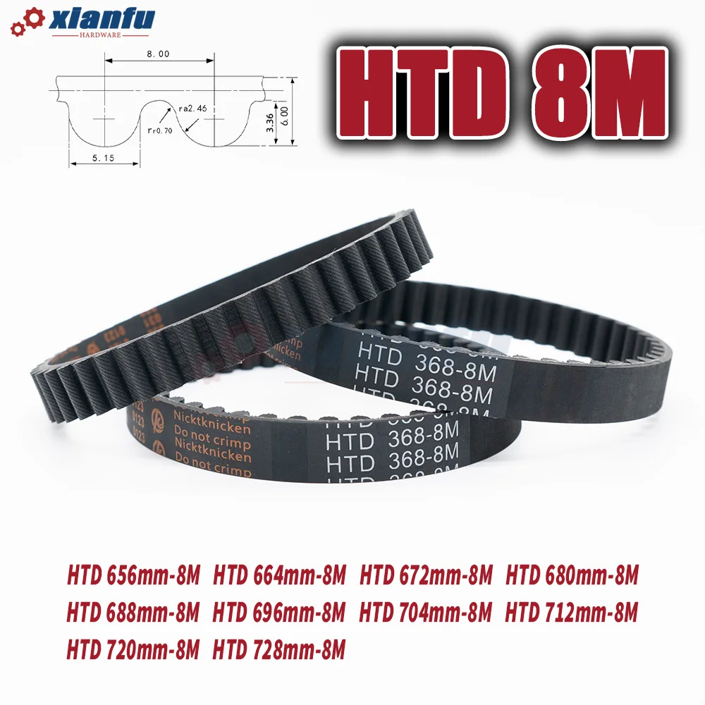Резиновый ремень ГРМ HTD 8M