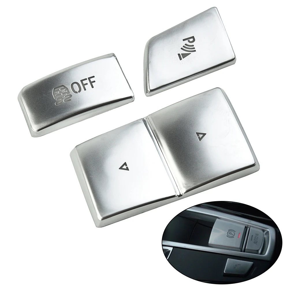 

Chrome ABS Gear Shift Buttons Decorative Cover Trim for BMW 5 series F10 F07 F18 Superior Quality and Appearance