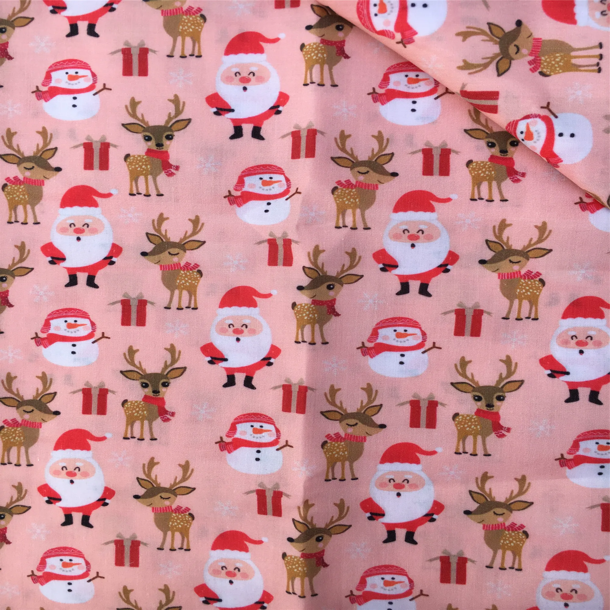 50x145 см Рождественская Снежная фототкань швейная для лоскутного шитья рукоделие