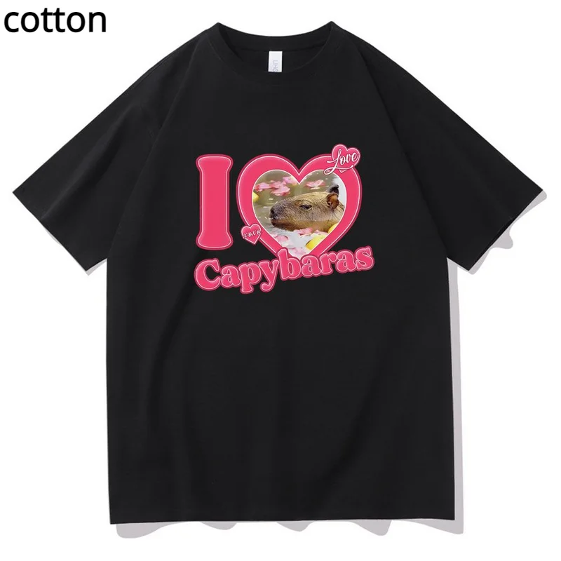 

Capybaras Loose Tshirt Streetwear