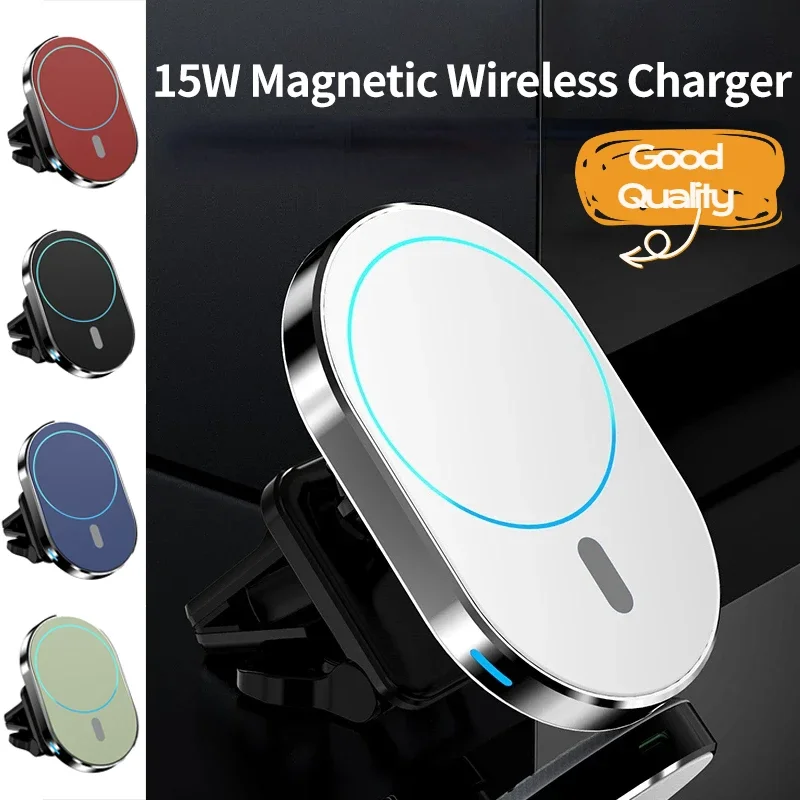 Автомобильный держатель для беспроводного зарядного устройства Magsafe 15 Вт