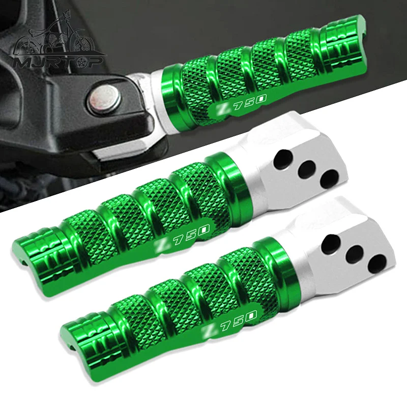 

Для KAWASAKI Z750 Z750R ABS z750 Z 750R 2004-2012 2011 CNC алюминиевые мотоциклетные задние Подножки Пассажирские подножки педаль