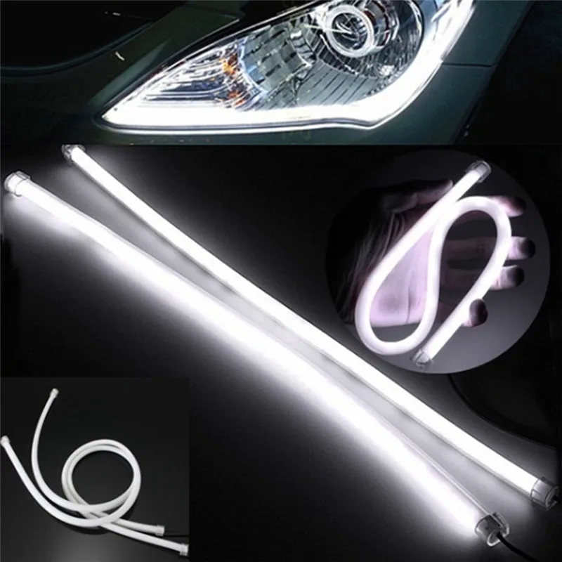 

30cm DRL Flowing LED strip car Running light Angel Eyes LED Tube Strip Daytime Running Lights Flexible LED
