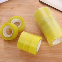 multi purpose width 18mm small office transparent adhesive tape students packaging supplies portable mini clear adhesive tapes