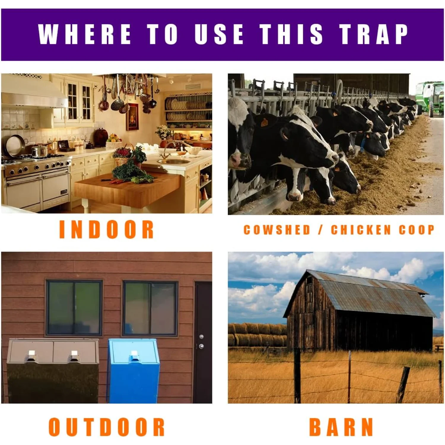 Ведро-ловушка для мыши с откидной крышкой (2 шт.) ведра на 5 галлонов гуманная