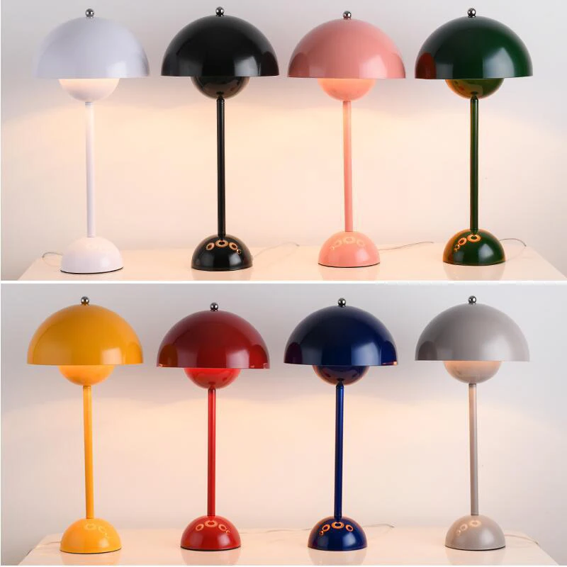 

Nordic Bud Table Lamp USB Touch Night Lights LED Desktop Lamp Eye Protection Reading Light for Home/Bar/Coffee Creative Decor