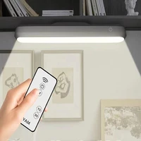 led night light pir motion sensor dimmable magnet usb rechargeable cabinet light for reading wardrobe kitchen bedside table lamp
