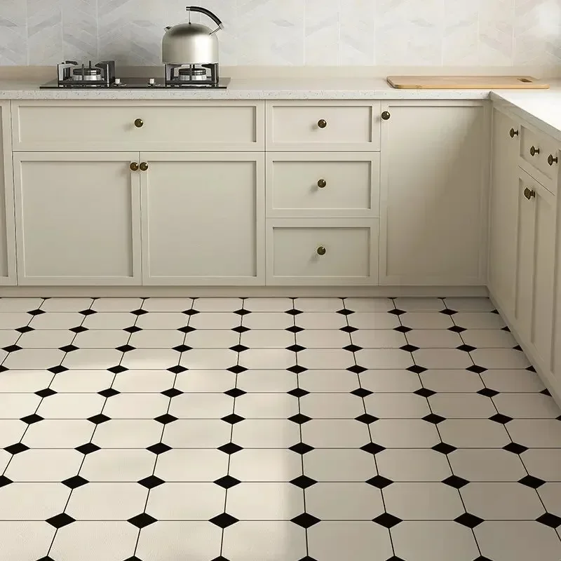 Минималистский кухонный напольный коврик прочный нескользящий матовый