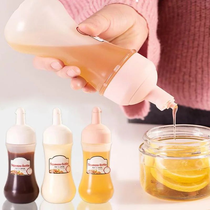 

350ml Squeeze Sauce Bottle With Scale Squeeze Sauce Bottle Tomato Salad Squeeze Sauce Bottle Sauce Bottle Kitchen Supplies