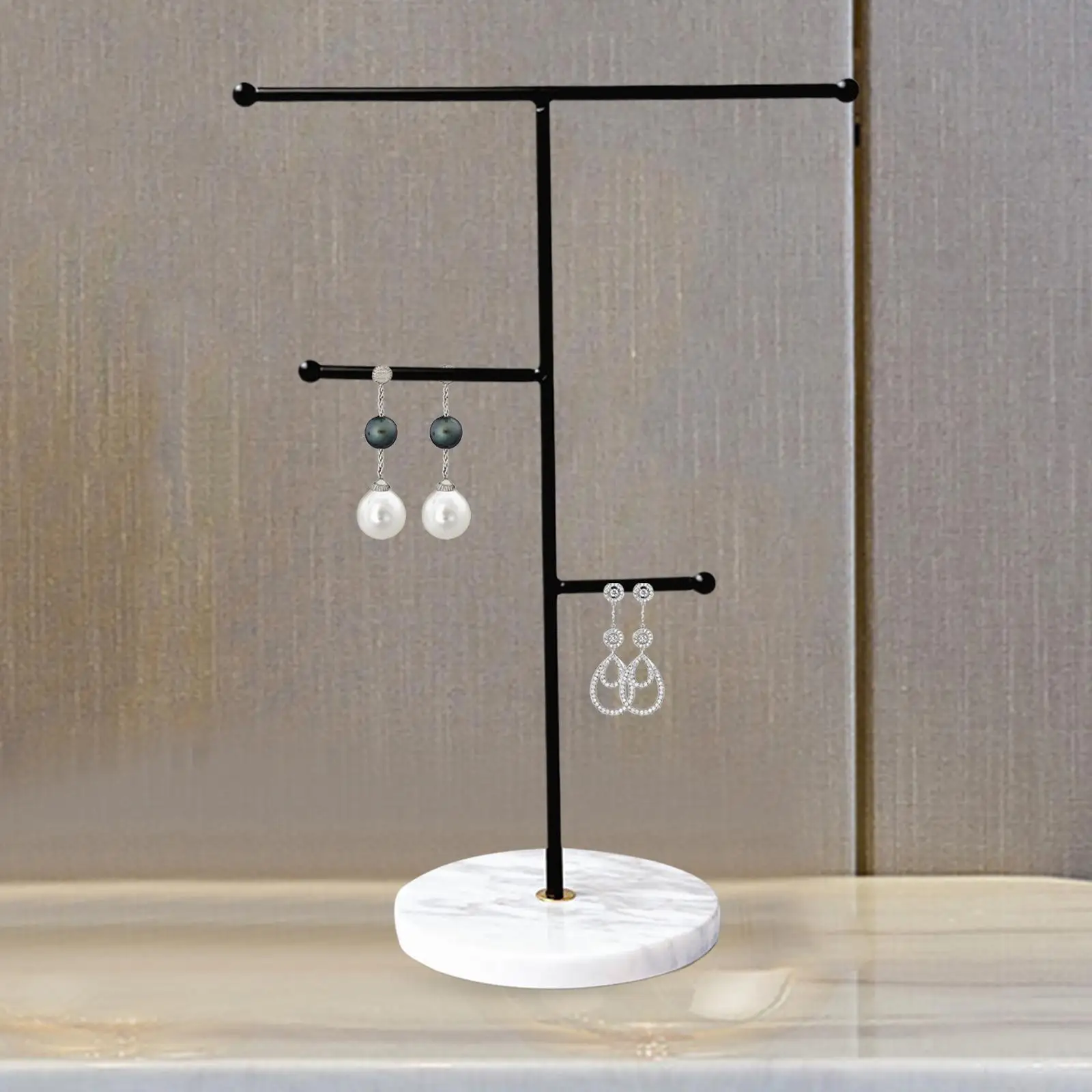 

3 Tier Jewelry Necklace Rack Organizer Free Standing Necklace Holder Display Jewelry Display Necklace Holder Stand