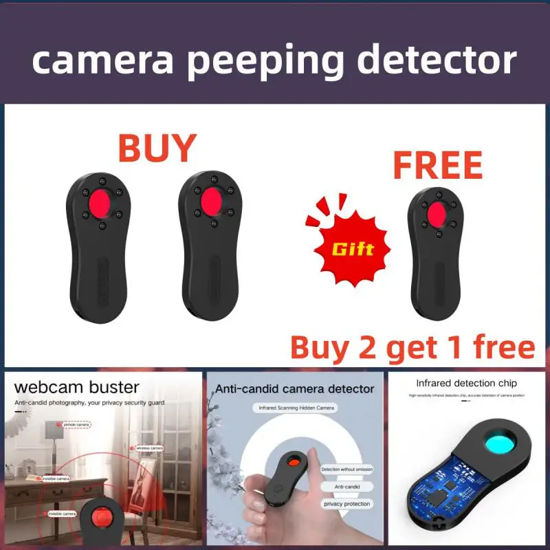 

Portable Hotel Camera Detector Prevent Monitoring Wireless Signal Detector Car Camera Detector Anti Candid Camera Detector