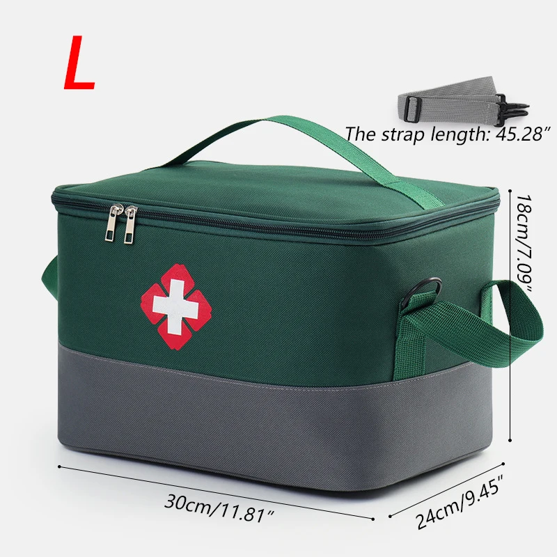 

Медицинская сумка Oxford, синяя/красная/зелёная