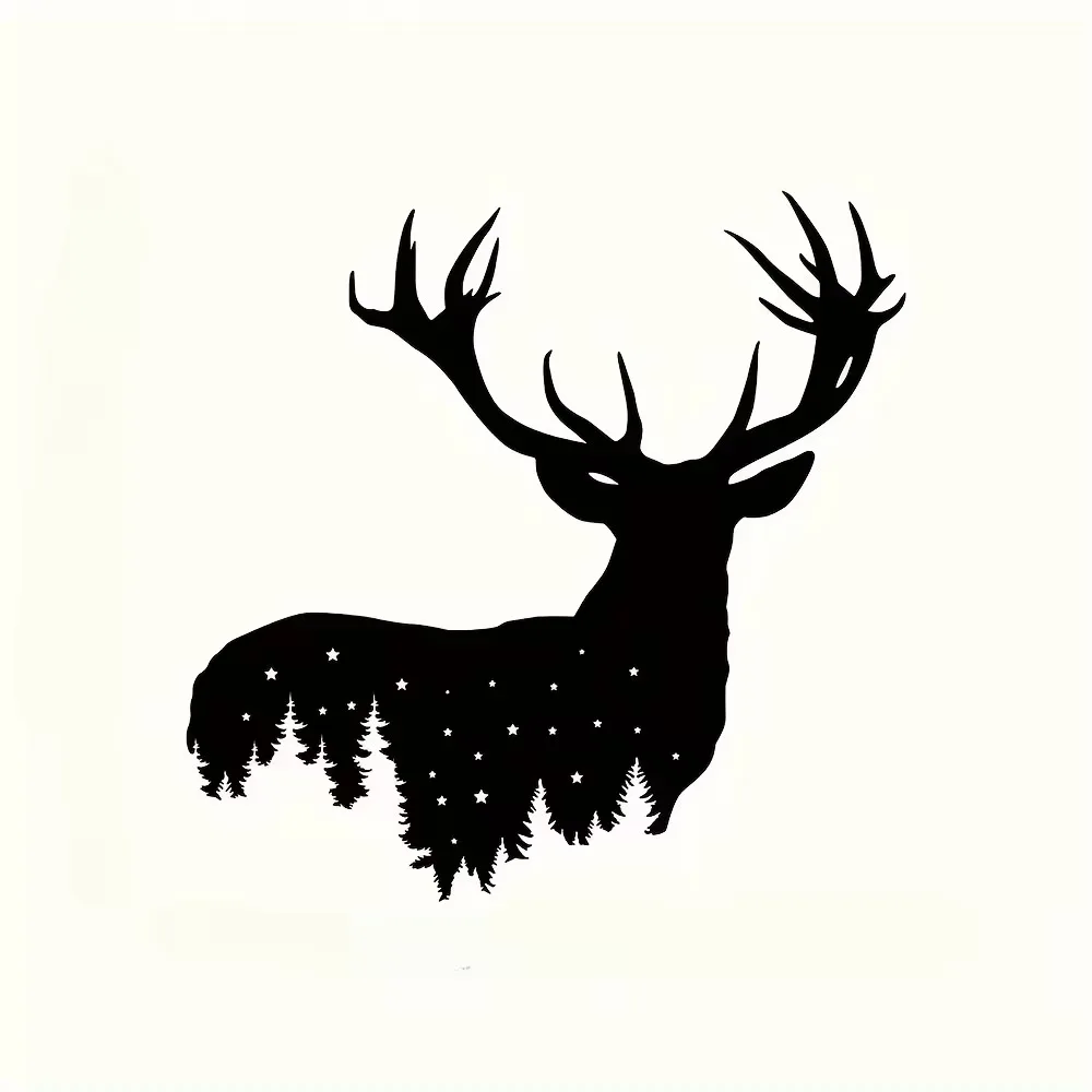 Металлический Настенный декор в виде оленя: прочный и не ржавеет домашний для