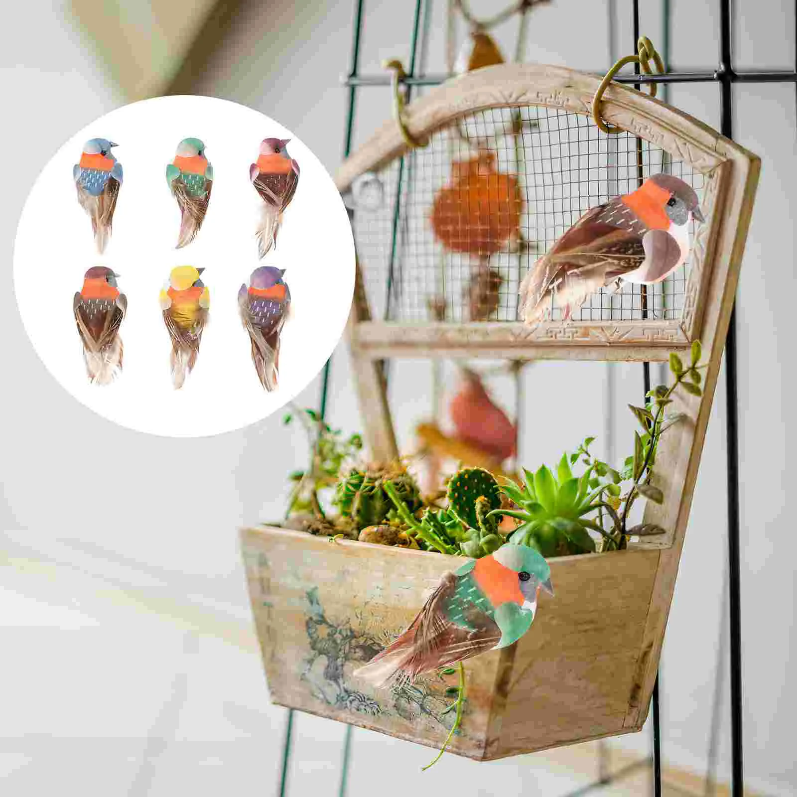 

Bird Decor Birds Ornament Artificial Simulation Garden Hummingbird Adornment Mini Simulated Fake Model Craft Crafts Ornaments