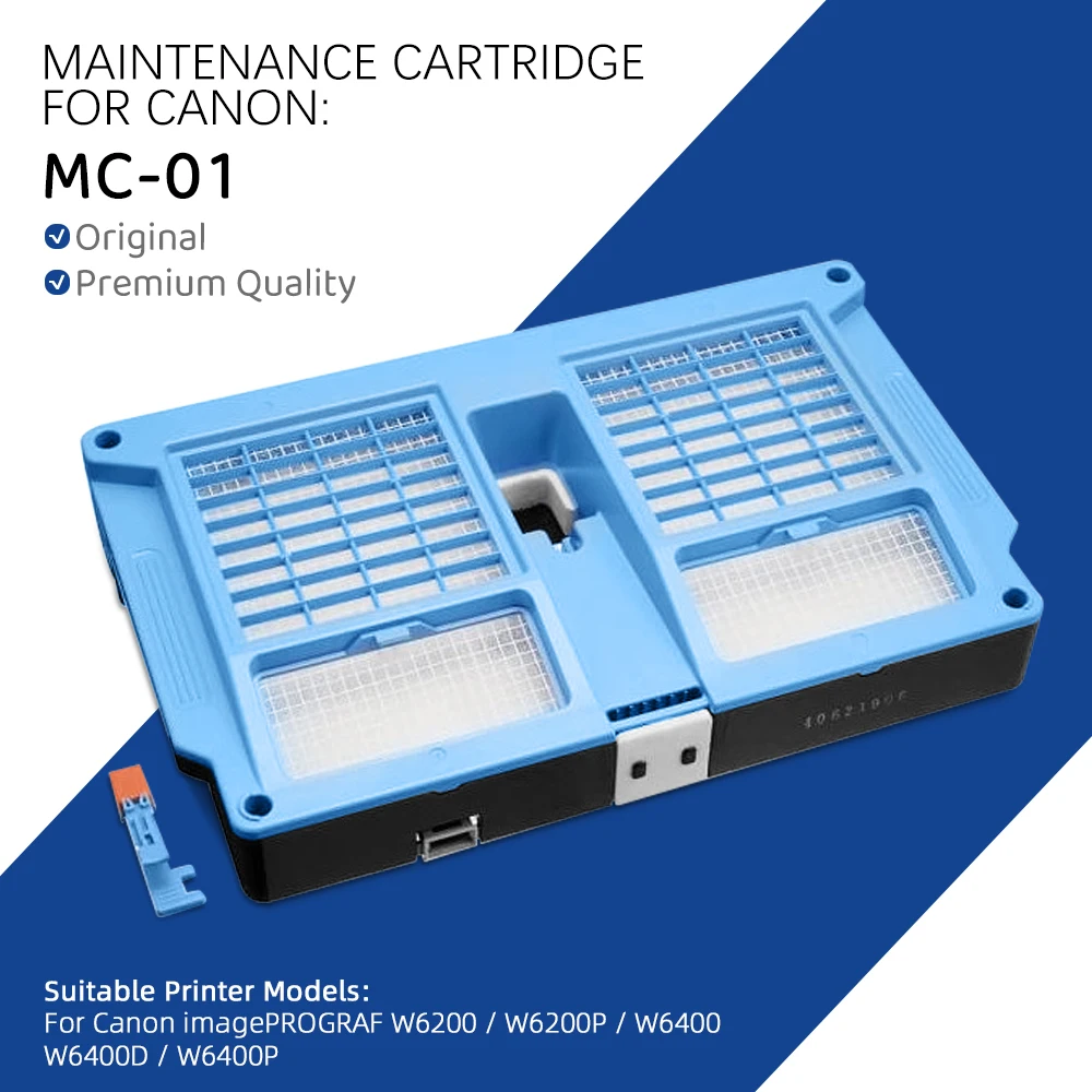 

Original MC-01 MC01 Maintenance Cartridge 9004A005 For Canon imagePROGRAF W6200 W6200P W6400 W6400D W6400P Maintenance Tank