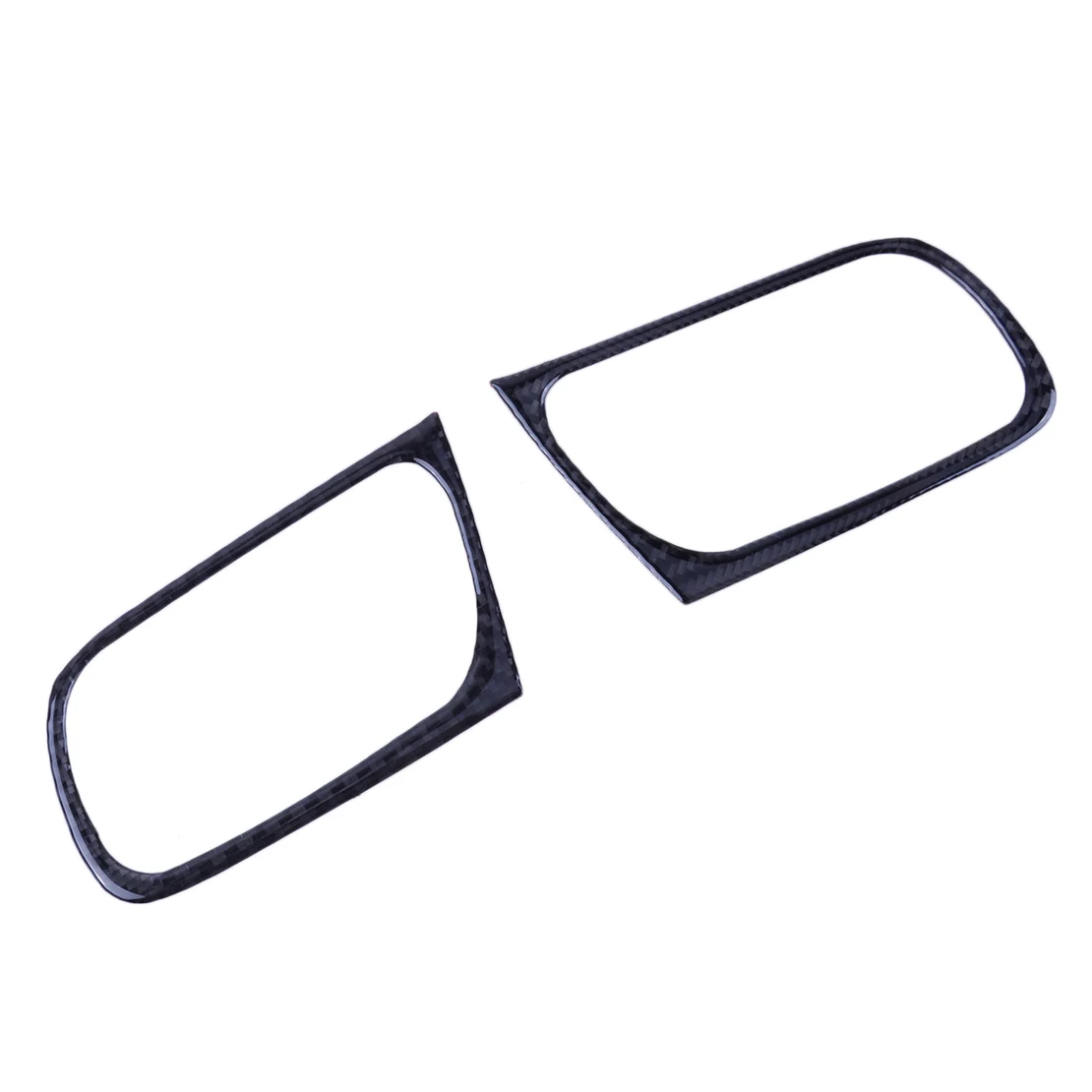 

1 Pair Car Front Inner Door Handle Cover Trim Fit for Infiniti G37 Sedan 2013 2012 2011 2010 Black Carbon Fiber