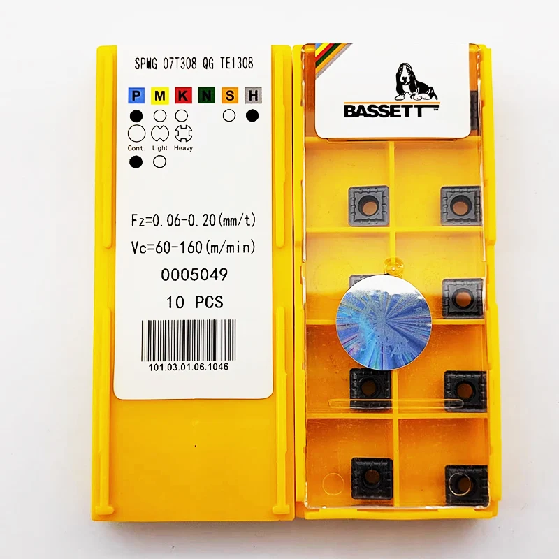 10шт SPMG 050204 СПМГ 060204 SPMG07T308 090408 110408 140512 QG TE1308 TE1328 Режущие инструменты с ЧПУ