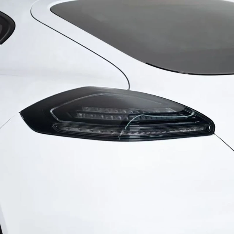 Фото Черные светодиодные задние фонари Smo-ked для Porsche Panamera 970.2 2014-2016, комплект задних фонарей в стиле GTS, замена. №3