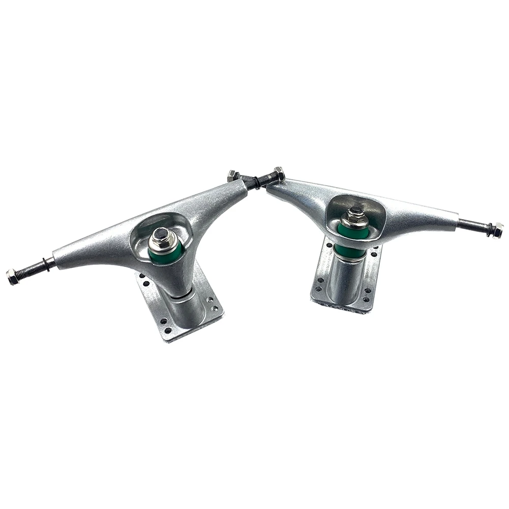 

2Pcs 6.25Inch Silver Surf Skateboard Truck Bracket Skateboard Truck Fish Board Long Board Steering Bracket Carver Bridge