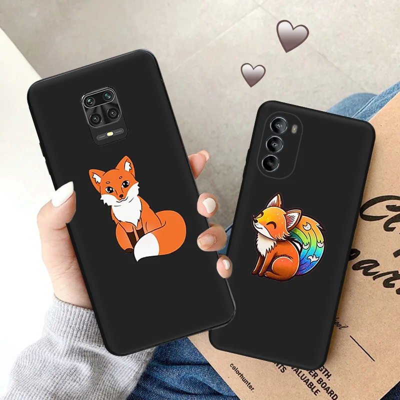 Черный матовый чехол для телефона Motorola Moto G50 G73 G53 G72 G52 G30 G31 G60 G71 G22 G9 G60S мягкий с