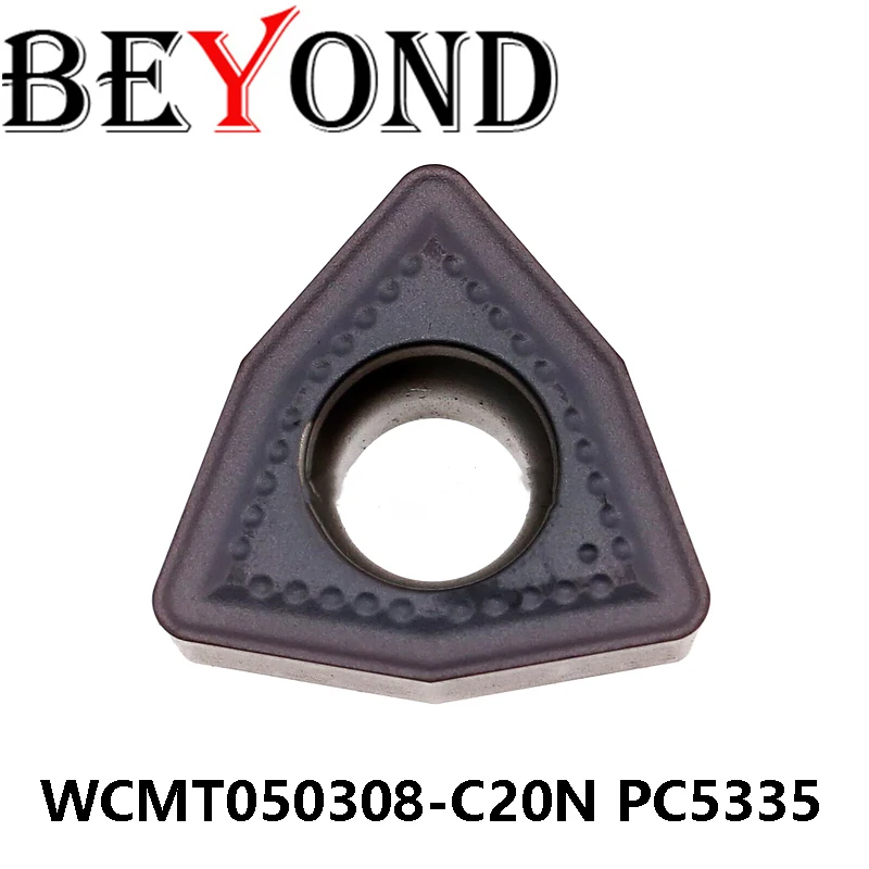 100% оригинал WCMT050308-C20N PC5335 токарные инструменты с ЧПУ WCMT WCMT050308 C20N твердосплавные