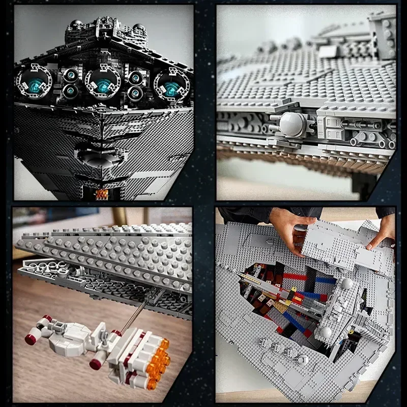 UCS Imperial Star Destroyer совместимый 75252 строительные блоки кирпичи игрушки супер