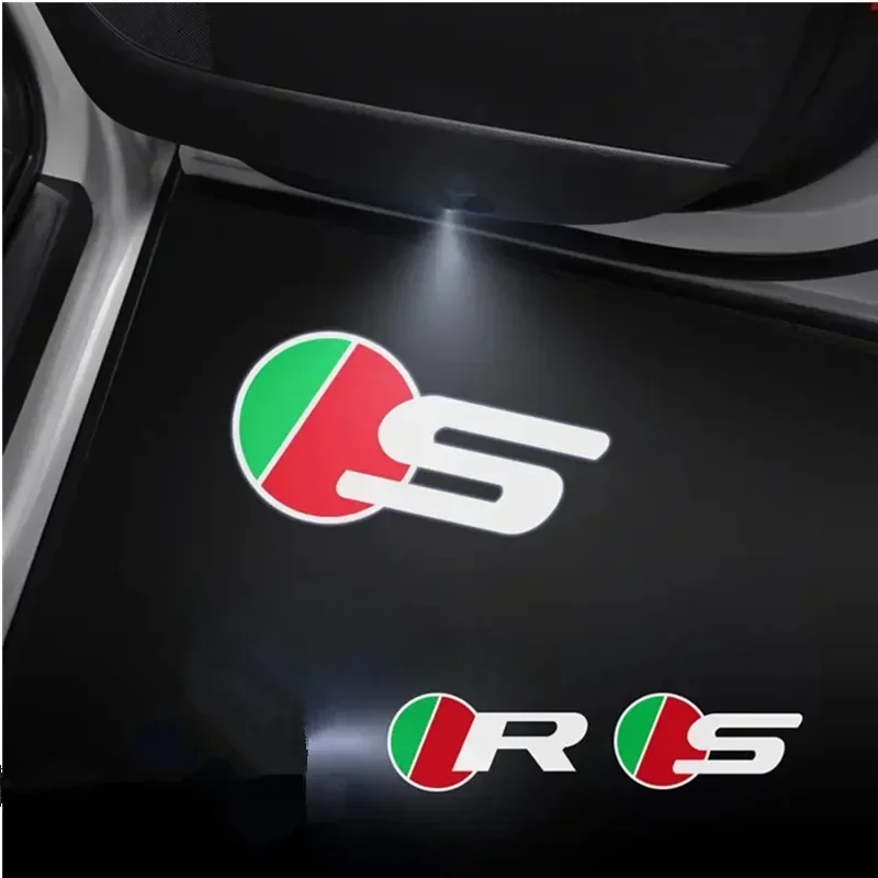 2 шт. для Jaguar R S Sport Logo F-TYPE F-PACE I-PACE XF XE XJ X-Type светодиодный автомобильный дверной