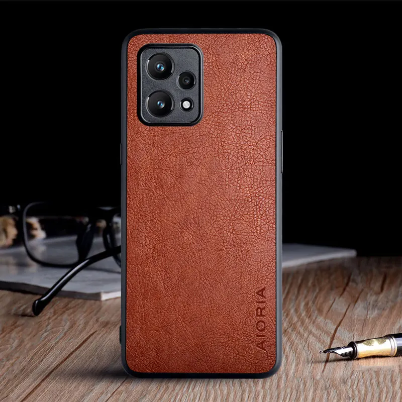 Чехол для OPPO Realme 9 Pro Plus 9i funda роскошный винтажный кожаный чехол из ТПУ oppo realme pro coque |
