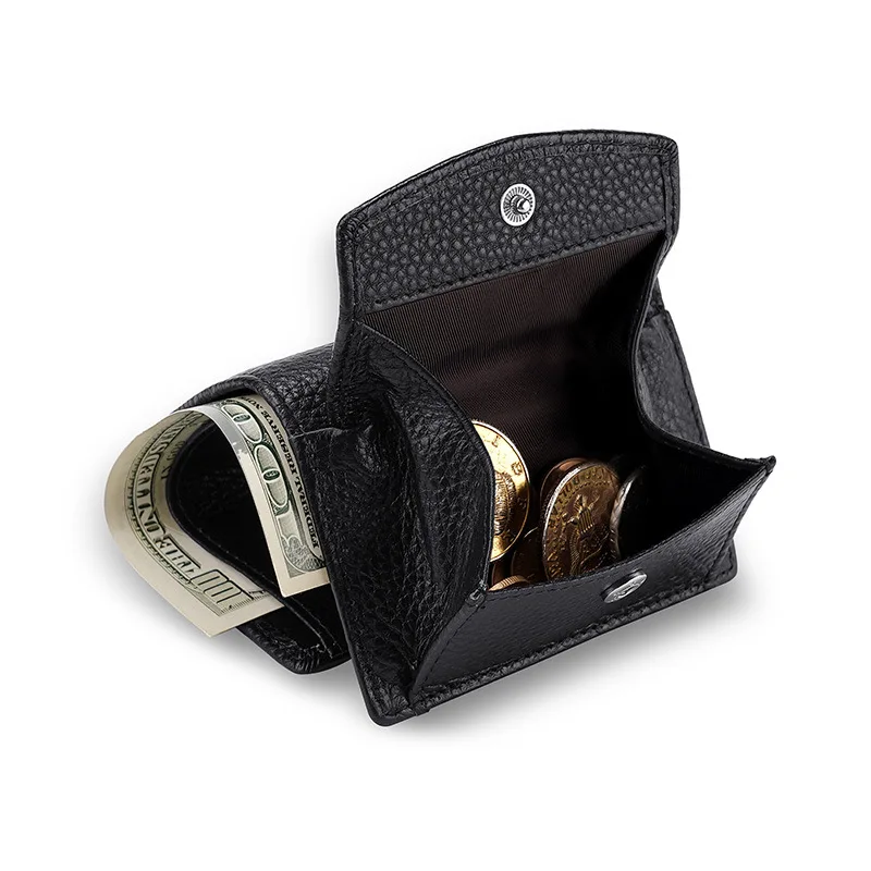 New Arrivals Genuine Leather Women Small Wallets Ladies Coin Purses Card Holder Large Capacity Money Bag