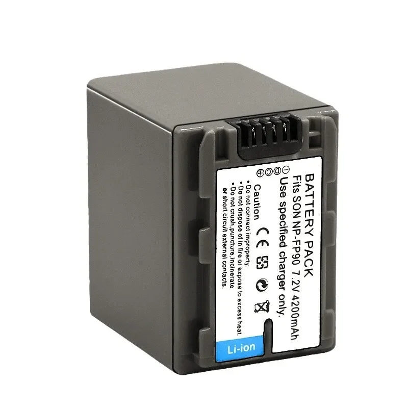 Аккумулятор Li-ion NP-FP90 7.2V 4200mAh для видеокамер Sony DVR-DVD103, 105, 202E, 203, 205, 305, 403 (замена) (art.: 3920daef09ba6) - 3920daef09ba6