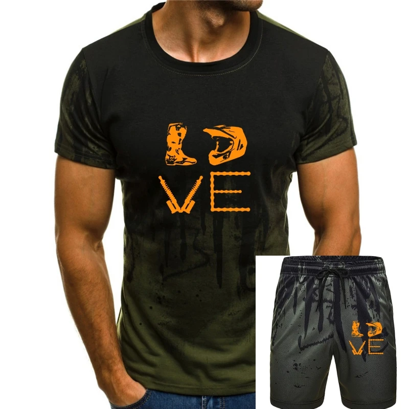 

Printed Men T Shirt Cotton tshirts O-Neck Short-Sleeve Dirt Bike Love Mx Motocross(1) Women T-Shirt