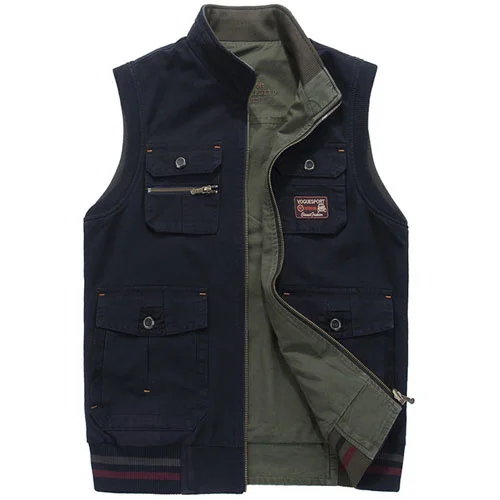 

Men Military CLothing Waistcoat Army Tactical Many Pockets Vest Sleeveless Jacket Plus Size 6XL 7XL 8XL 9XL big Male Travel Coat