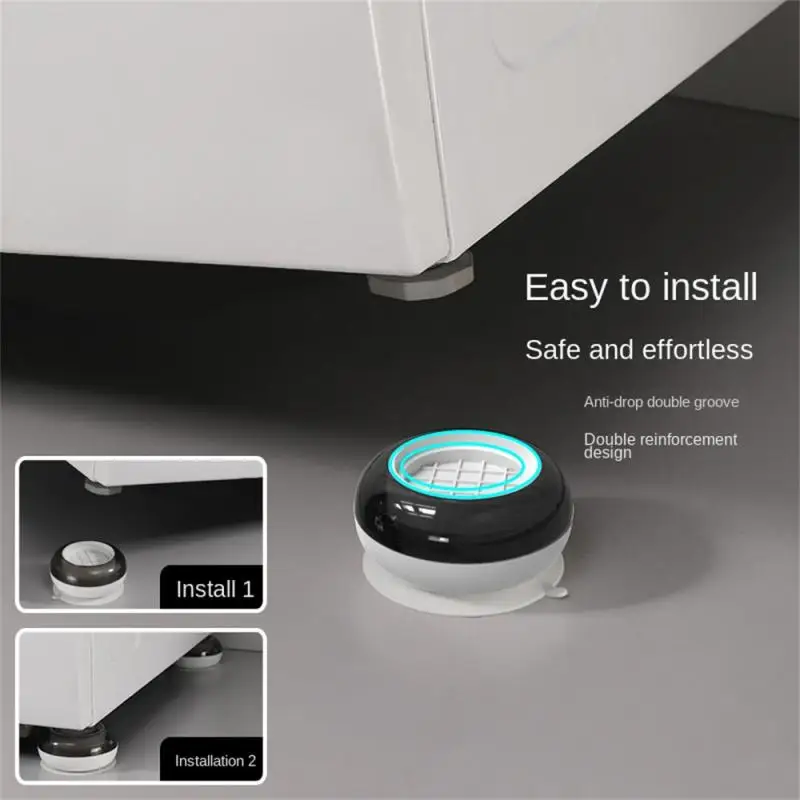

4pcs Washing Machine Foot Mat Anti Vibration Feet Pads Rubber Mat Slipstop Silent Dampers Stand Universal Furniture Foot Pad